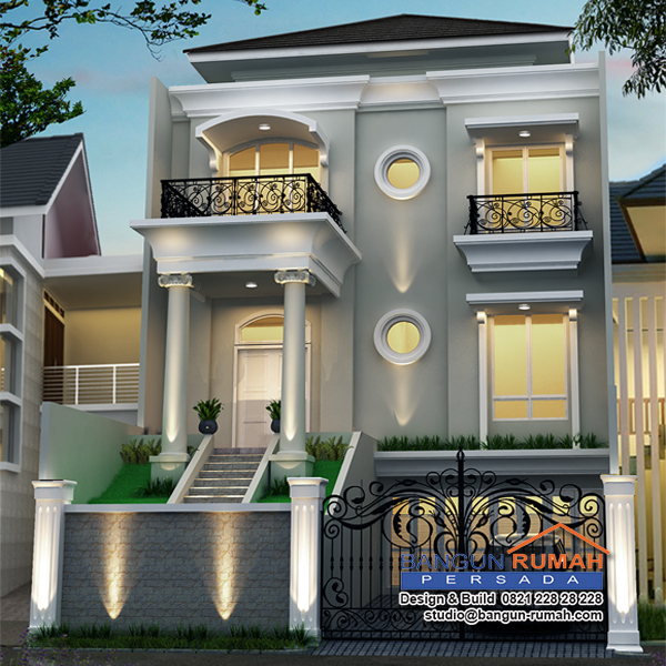 Detail Gambar Desain Eksterior Rumah Nomer 48