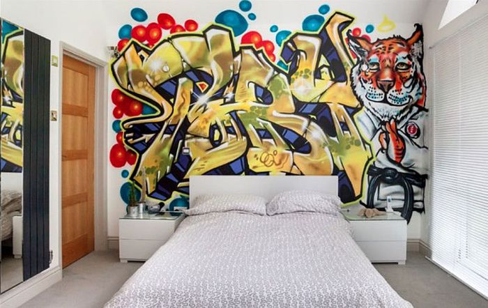 Detail Gambar Desain Grafiti Di Kamar Nomer 2