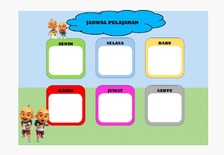 Detail Gambar Desain Jadwal Pelajaran Nomer 35