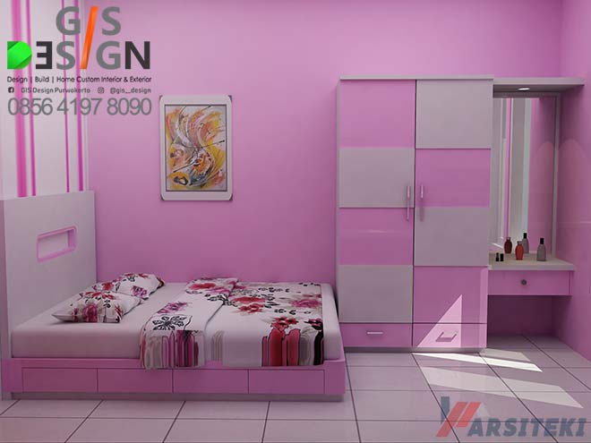 Detail Gambar Desain Kamar Tidur Anak Perempuan Minimalis Nomer 14