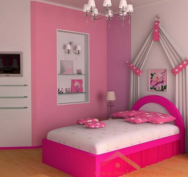 Detail Gambar Desain Kamar Tidur Anak Perempuan Minimalis Nomer 21