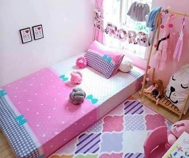 Detail Gambar Desain Kamar Tidur Anak Perempuan Minimalis Nomer 24