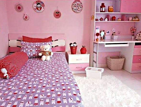 Detail Gambar Desain Kamar Tidur Anak Perempuan Minimalis Nomer 4