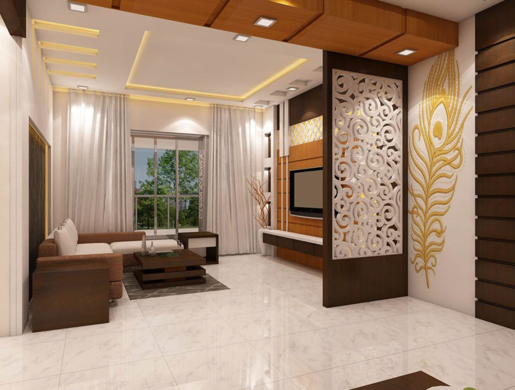 Detail Gambar Desain Partisi Ruang Tamu Dan Ruang Makan Nomer 40