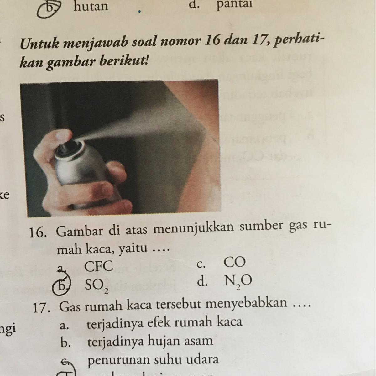 Detail Gambar Diatas Menunjukkan Sumber Gas Rumah Kaca Yaitu Nomer 2