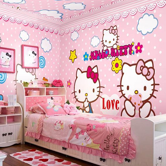 Detail Gambar Dinding Hello Kitty Nomer 2