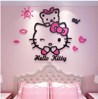 Detail Gambar Dinding Hello Kitty Nomer 11