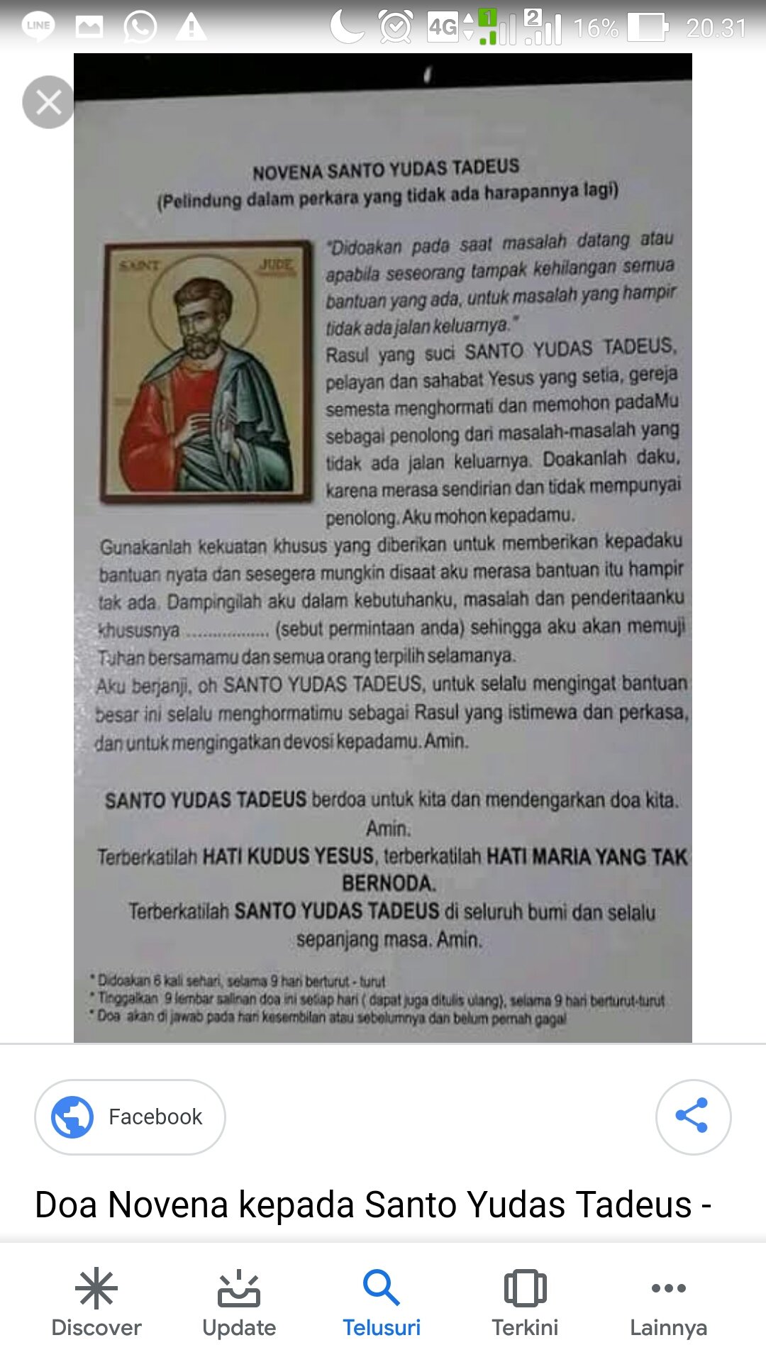 Detail Gambar Doa Novena Tak Pernah Gagal Nomer 22