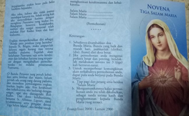 Download Gambar Doa Novena Tak Pernah Gagal Nomer 41