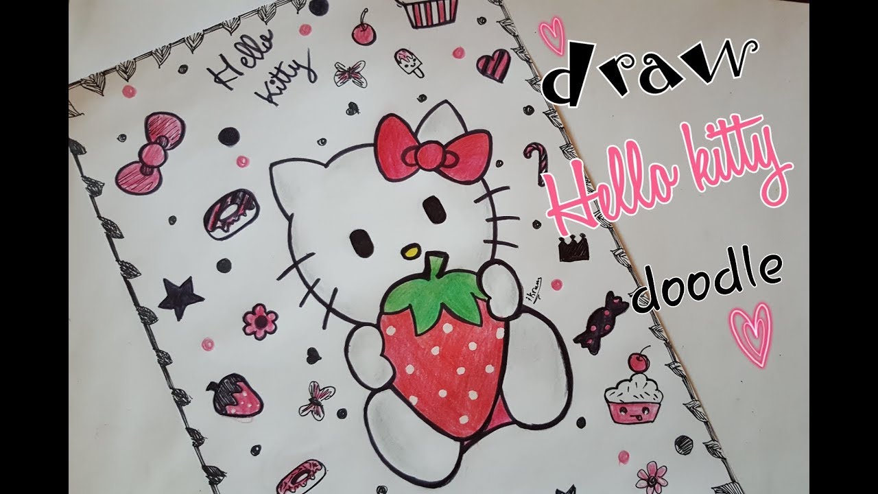 Detail Gambar Doodle Hello Kitty Nomer 12