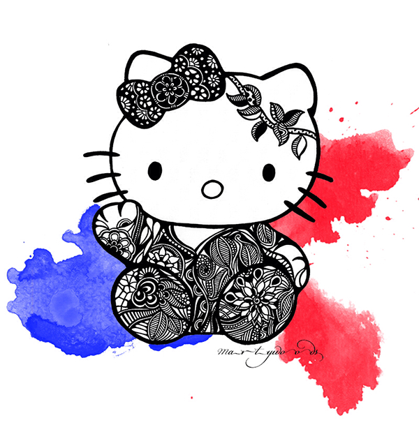 Detail Gambar Doodle Hello Kitty Nomer 5