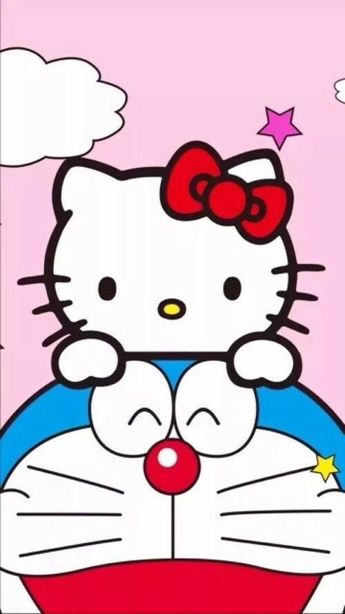 Detail Gambar Doraemon Gambar Hello Kitty Nomer 17