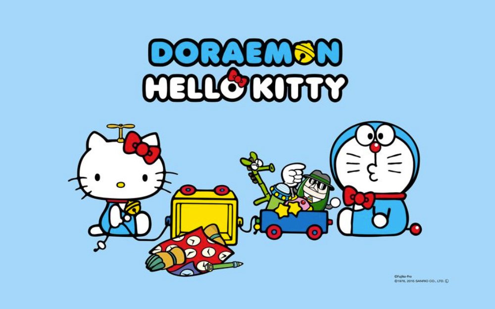 Detail Gambar Doraemon Gambar Hello Kitty Nomer 4