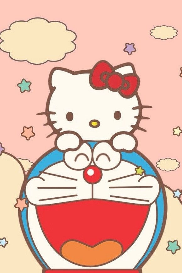 Detail Gambar Doraemon Gambar Hello Kitty Nomer 31