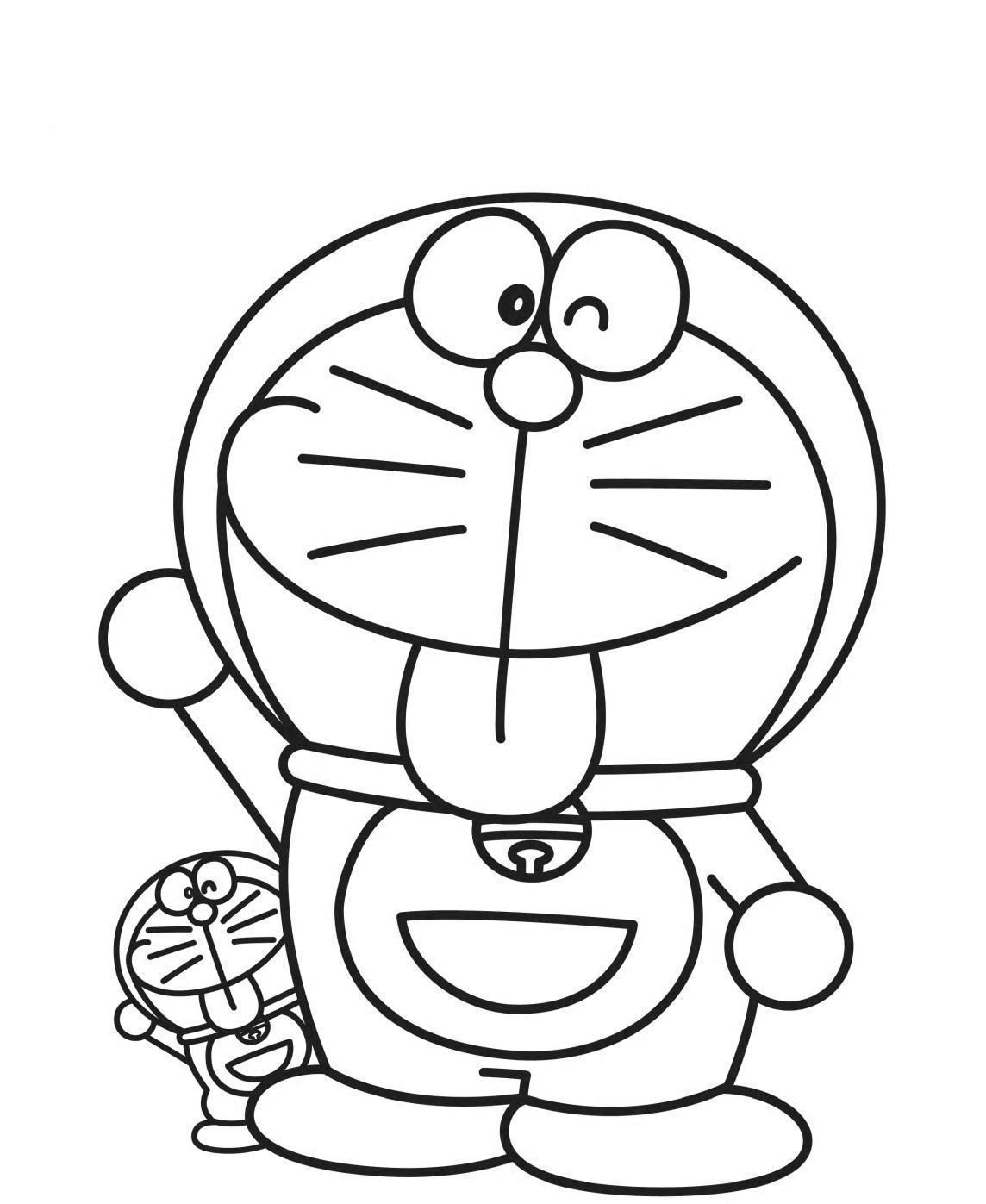 Gambar Doraemon Untuk Di Warnai - KibrisPDR