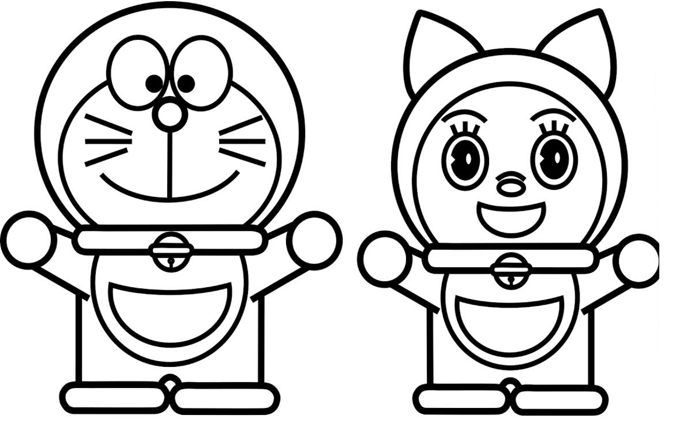 Detail Gambar Doraemon Untuk Di Warnai Nomer 15