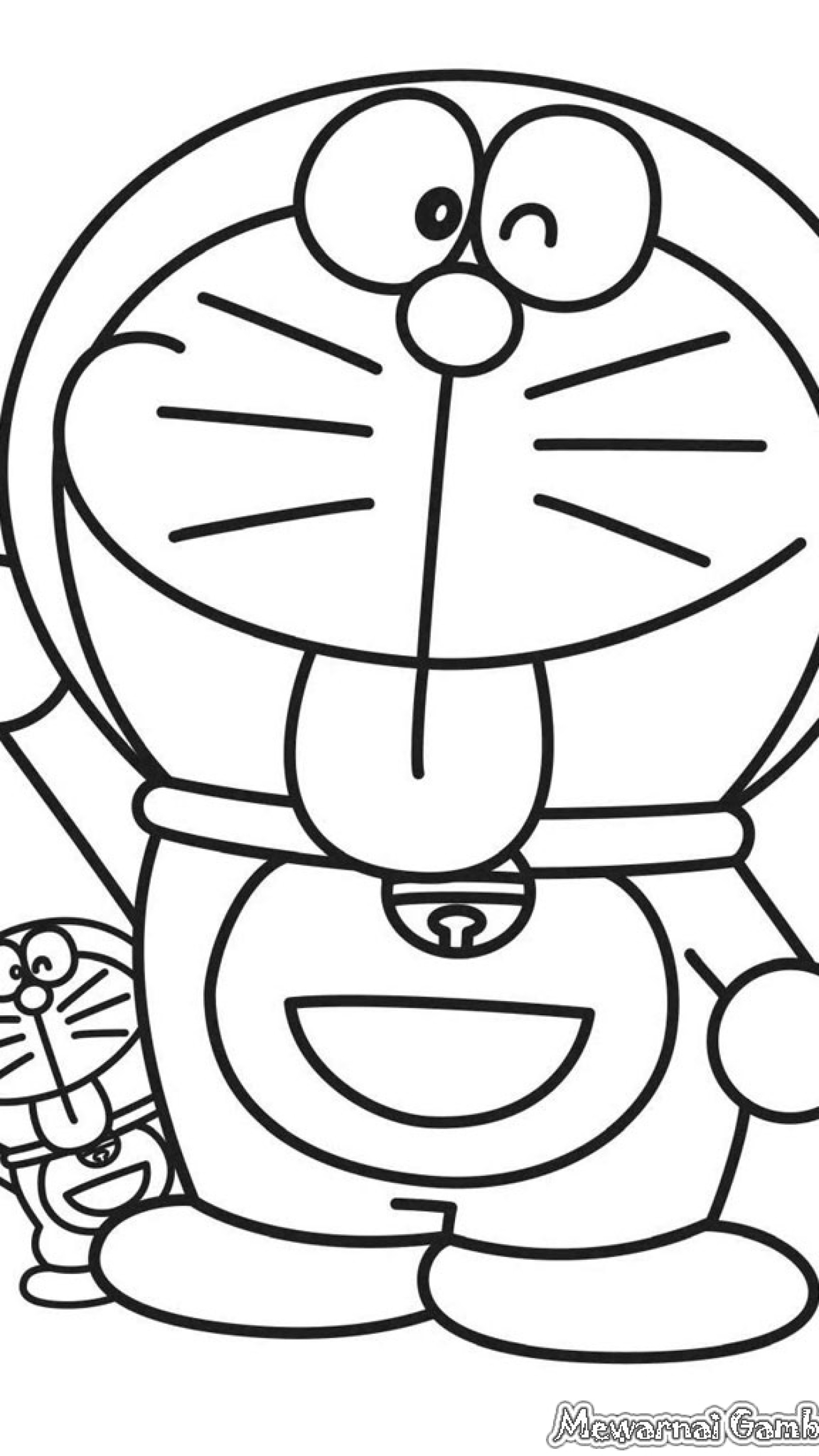 Detail Gambar Doraemon Untuk Di Warnai Nomer 31