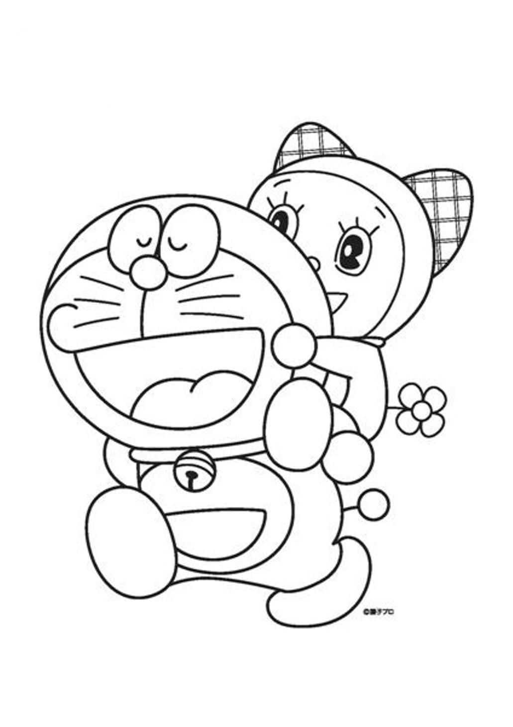 Detail Gambar Doraemon Untuk Di Warnai Nomer 38