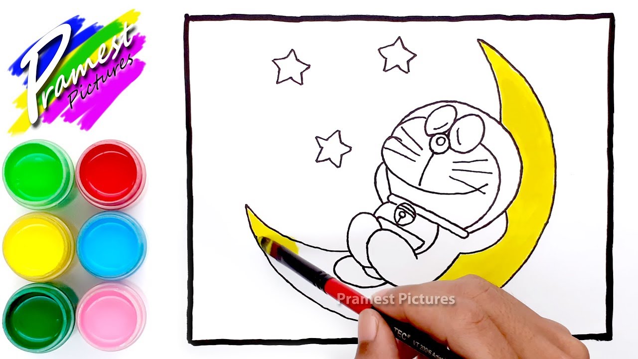 Detail Gambar Doraemon Untuk Di Warnai Nomer 39