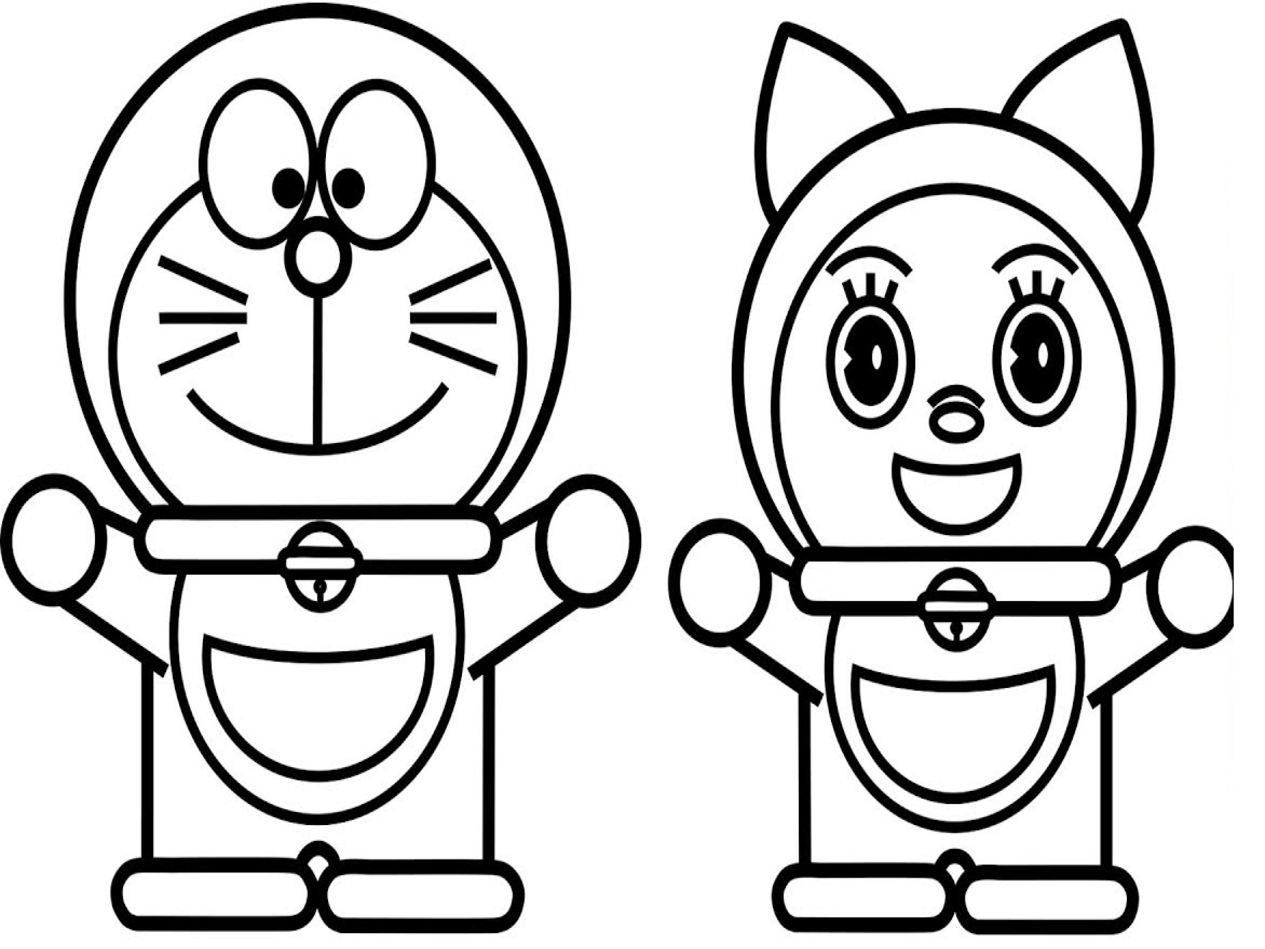 Detail Gambar Doraemon Untuk Di Warnai Nomer 41