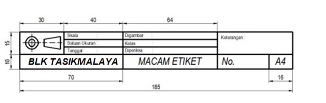 Detail Gambar Etiket Beserta Ukurannya Nomer 24