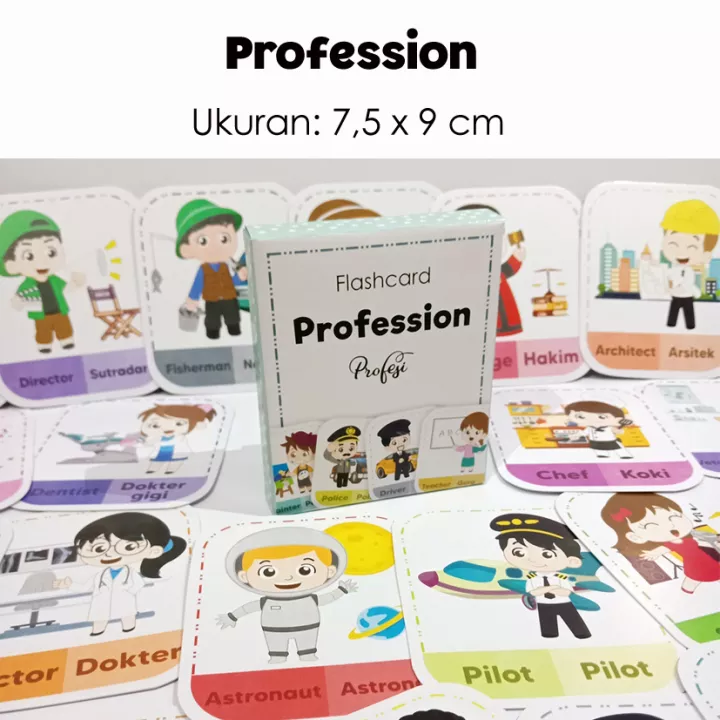 Detail Gambar Flashcard Pekerjaan Untuk Anak Anak Nomer 4