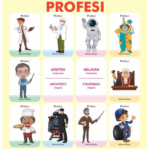 Detail Gambar Flashcard Pekerjaan Untuk Anak Anak Nomer 5