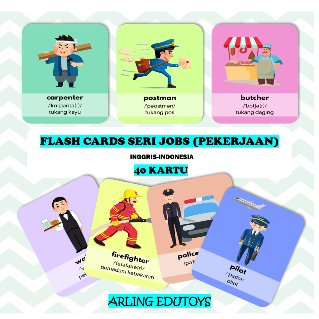 Detail Gambar Flashcard Pekerjaan Untuk Anak Anak Nomer 9