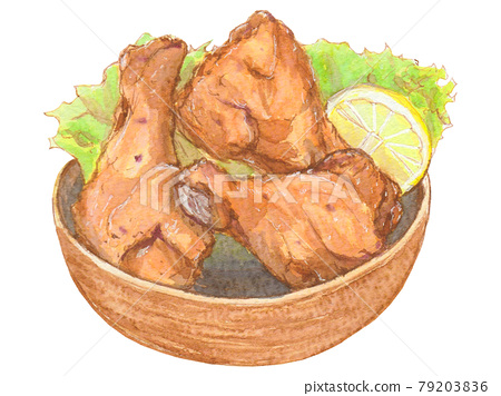 Detail Gambar Fried Chicken Di Piring Nomer 5