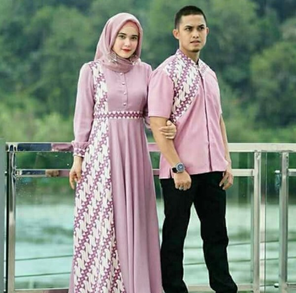 Detail Gambar Gamis Batik Untuk Pesta Nomer 11