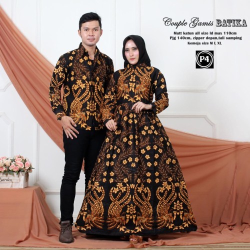 Detail Gambar Gamis Batik Untuk Pesta Nomer 33