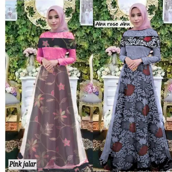 Detail Gambar Gamis Batik Untuk Pesta Nomer 37