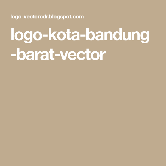 Detail Download Logo Kota Bandung Nomer 19