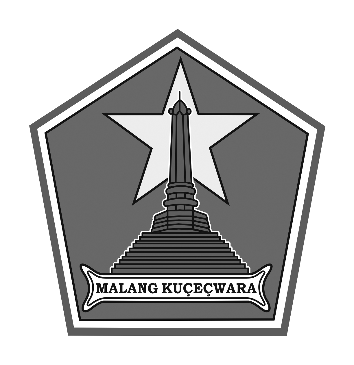 Download Logo Kota Malang Hitam Putih - KibrisPDR