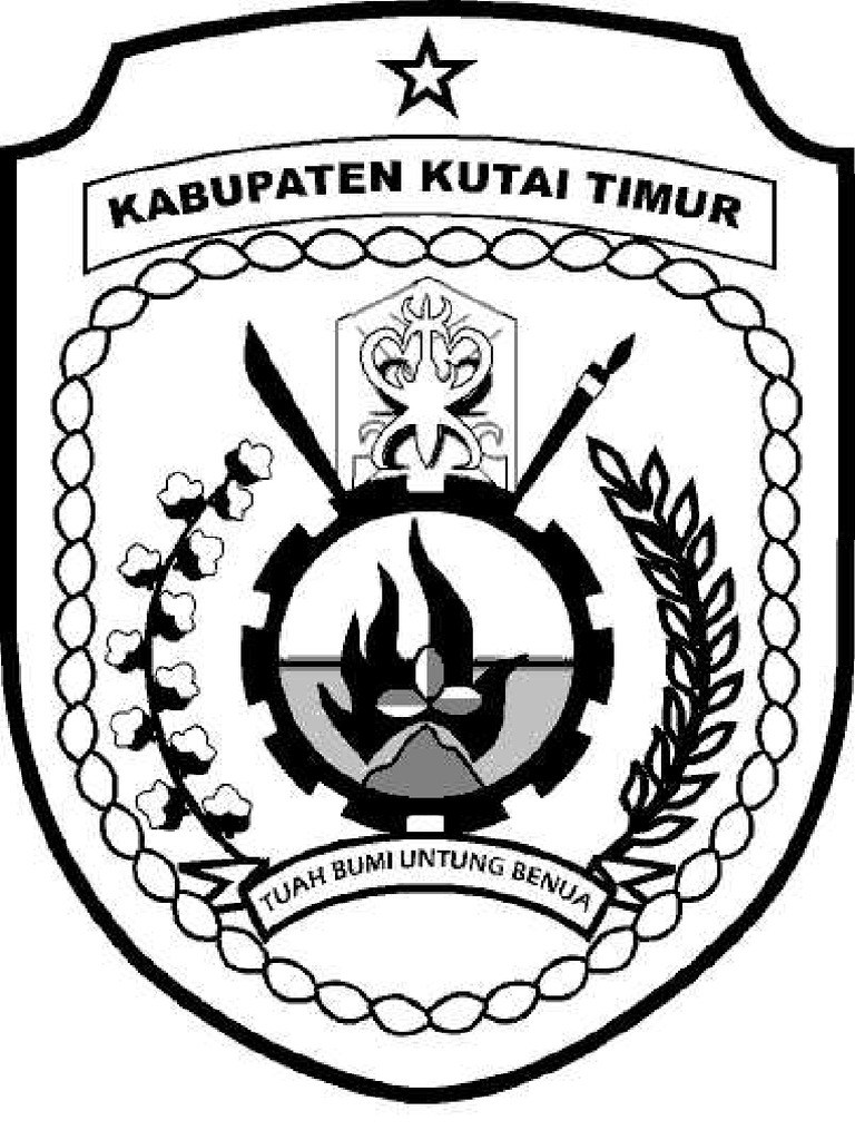 Download Logo Kutai Timur Hitam Putih - KibrisPDR