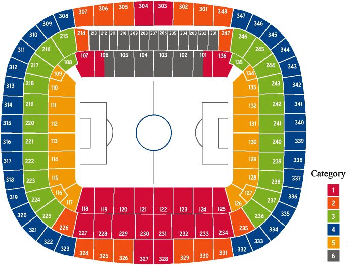 Sitzplan Allianz Arena 1860 - KibrisPDR
