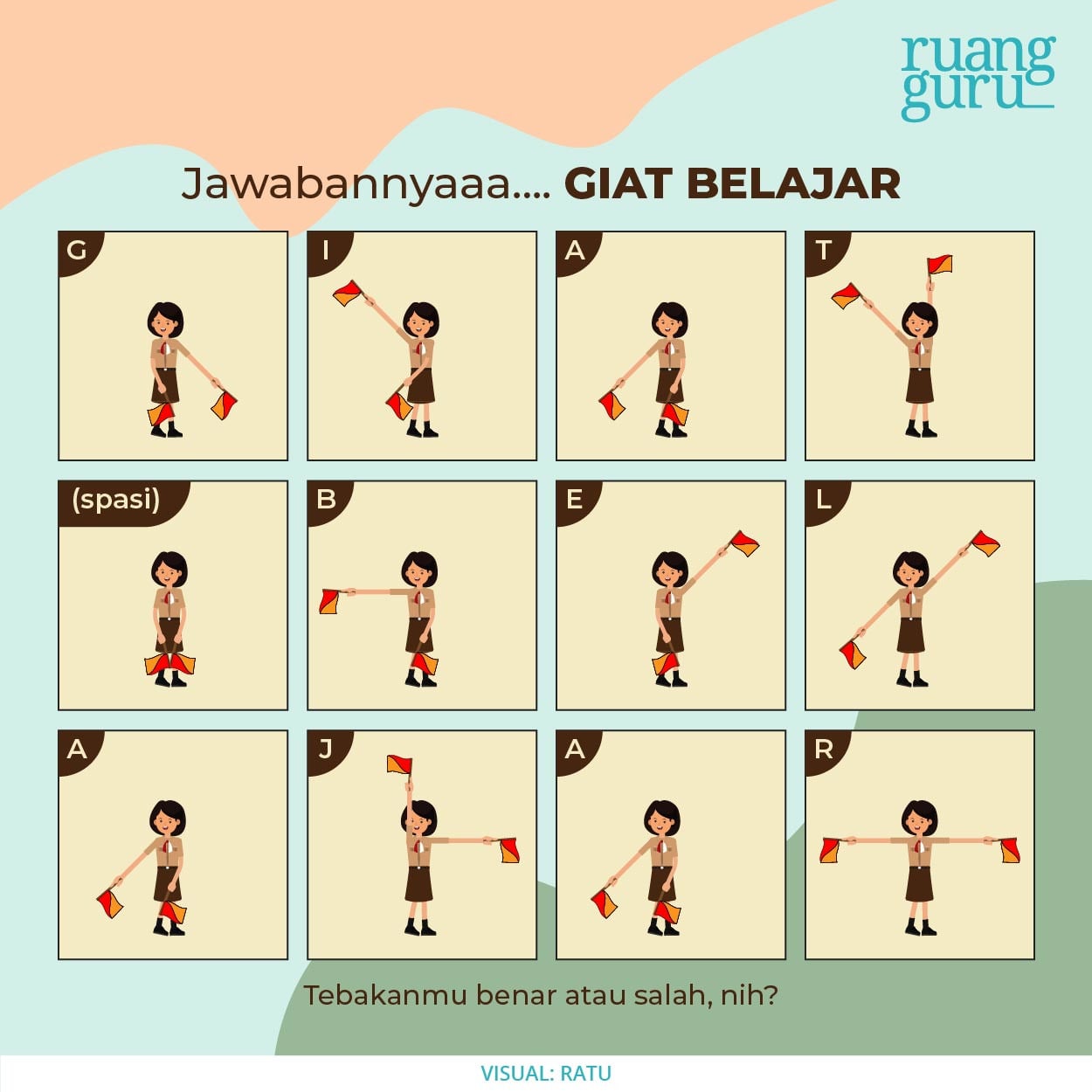 Detail Gambar Gerakan Semaphore Nomer 9