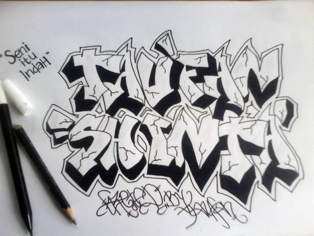 Detail Gambar Grafiti Di Buku Nomer 12