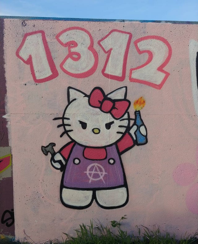 Detail Gambar Grafiti Hello Kitty Nomer 6