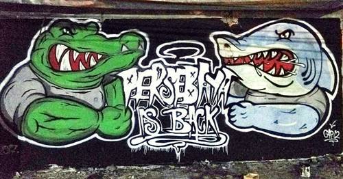 Detail Gambar Grafiti Persebaya Nomer 8