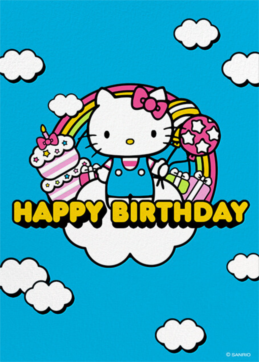 Gambar Happy Birthday Hello Kitty - KibrisPDR