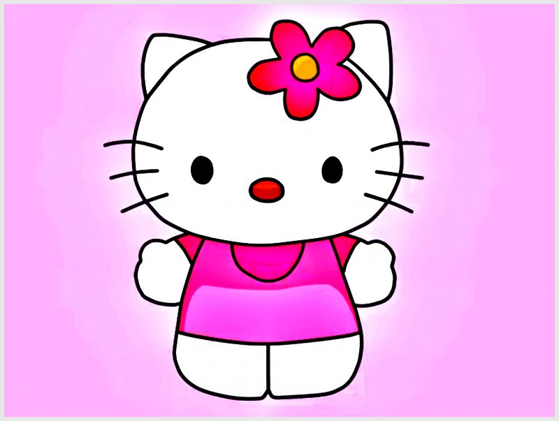 Detail Gambar Hello Kitty Berwarna Nomer 13