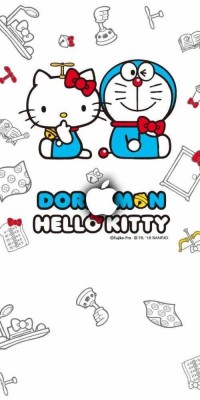 Detail Gambar Hello Kitty Dan Doraemon Nomer 16