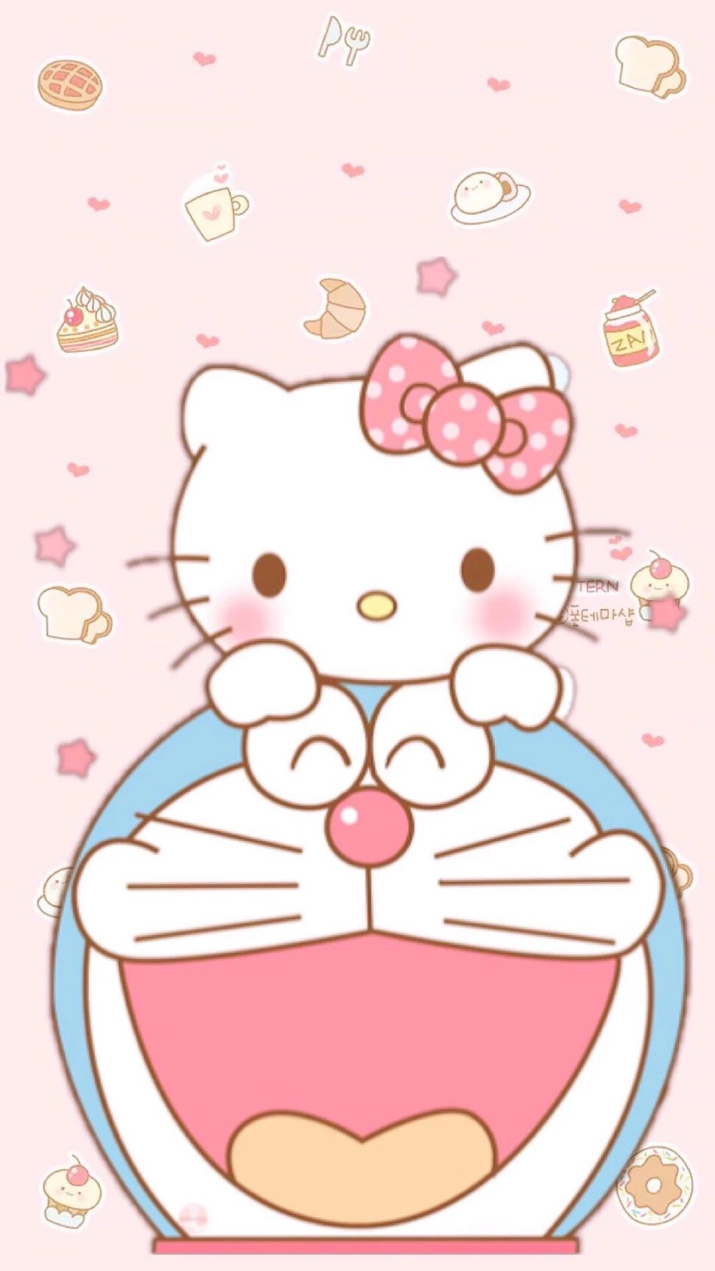 Detail Gambar Hello Kitty Dan Doraemon Nomer 4