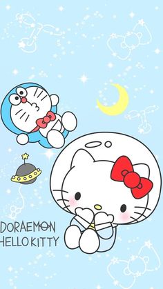 Detail Gambar Hello Kitty Dan Doraemon Nomer 33