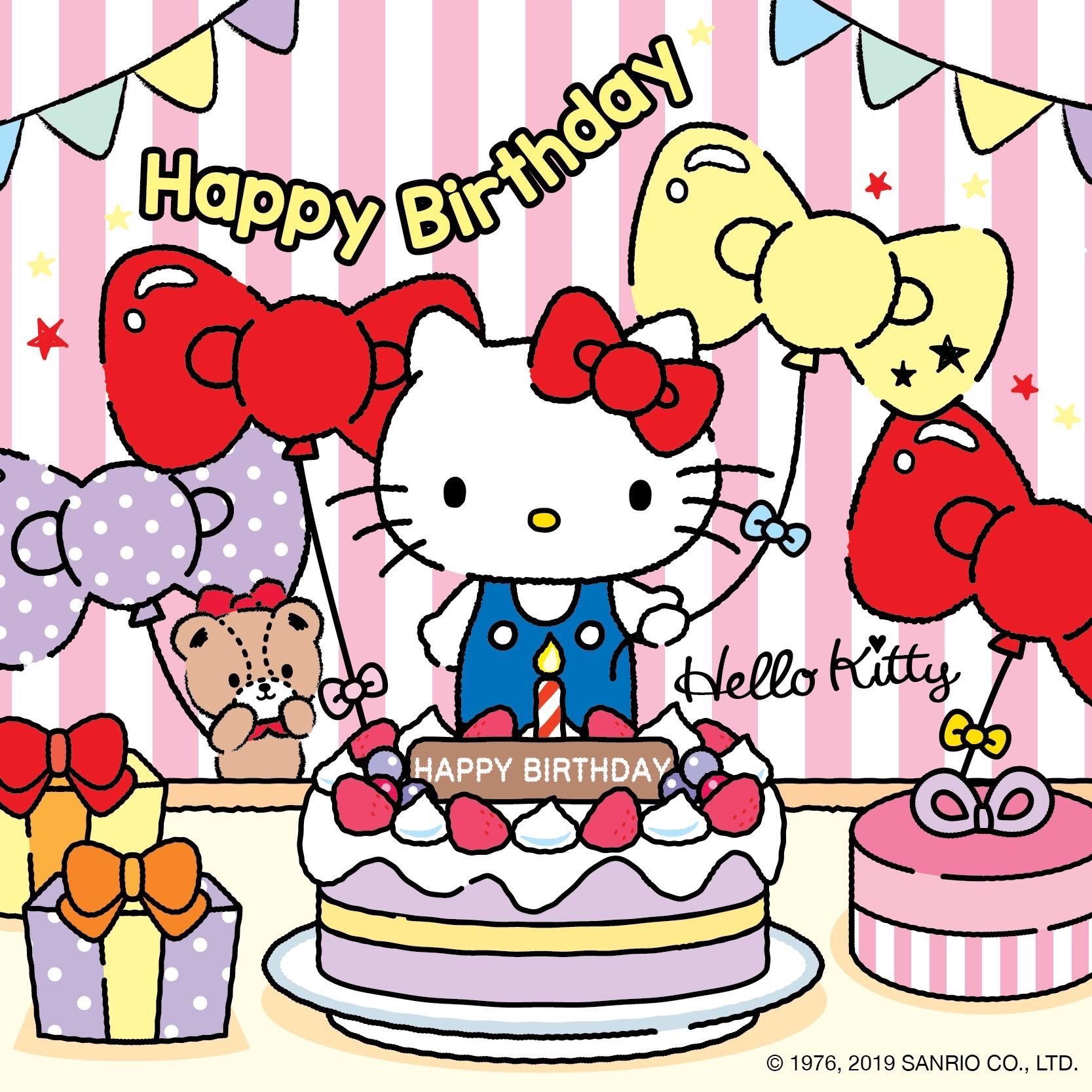 Detail Gambar Hello Kitty Happy Birthday Nomer 7