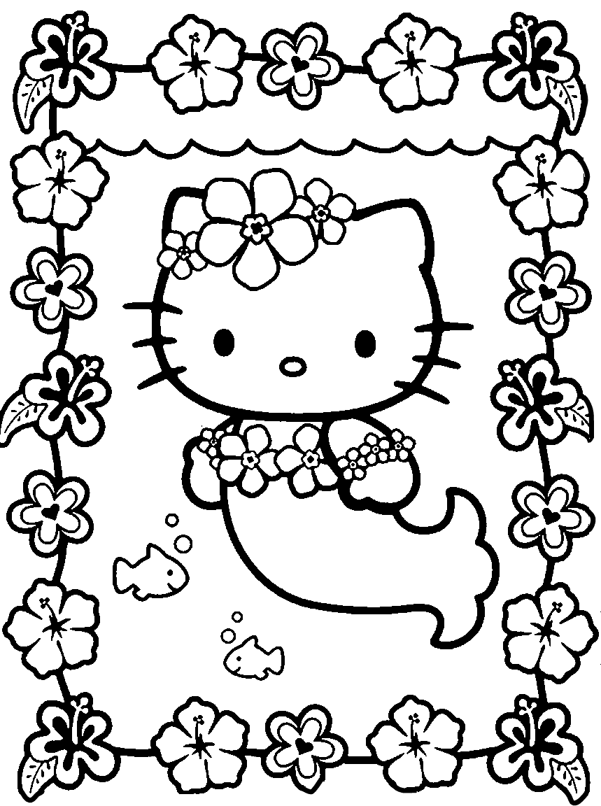 Detail Gambar Hello Kitty Hitam Putih Nomer 20
