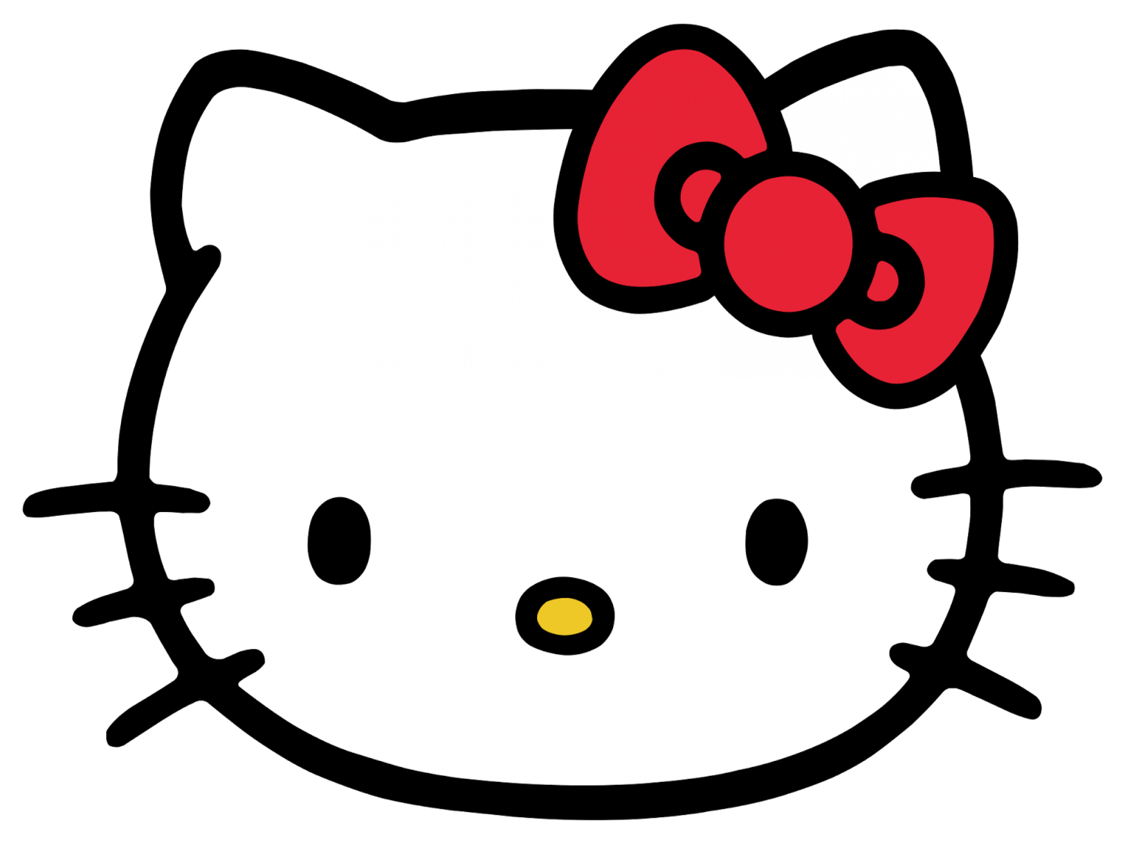 Detail Gambar Hello Kitty Hitam Putih Nomer 25
