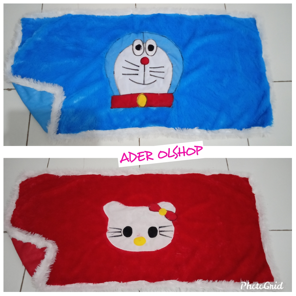 Detail Gambar Hello Kitty Kain Flanel Taplak Meja Nomer 7