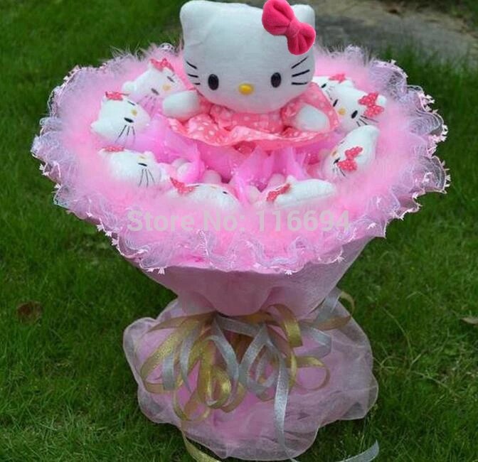 Detail Gambar Hello Kitty Pegang Bunga Nomer 8